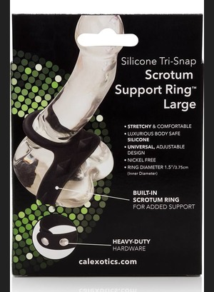 Насадка Silicone Tri-Snap Scrotum Support Ring Large
