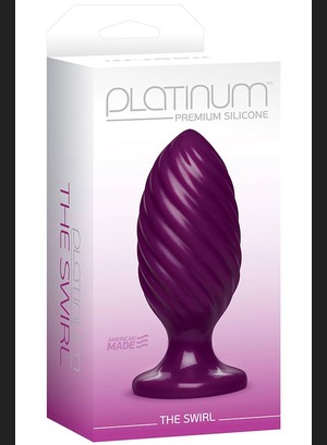 Анальная пробка Platinum Premium The Swirl Purple