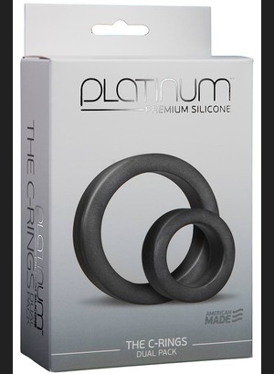 Кольца для члена Platinum Premium C Rings Charcoal