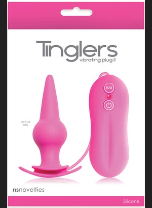Анальная пробка Tinglers Vibrating Plug Ii Pink