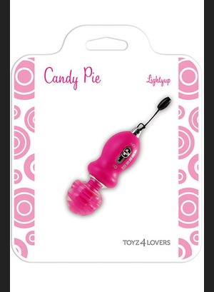 Мини вибратор Candy Pie Lightyup Pink