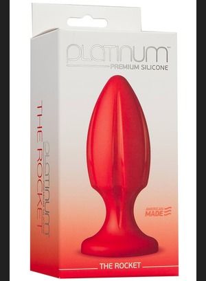 Анальная пробка Platinum Premium The Rocket Red