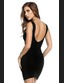 Мини платье с открытой спиной Dress With Mesh Detail Black
