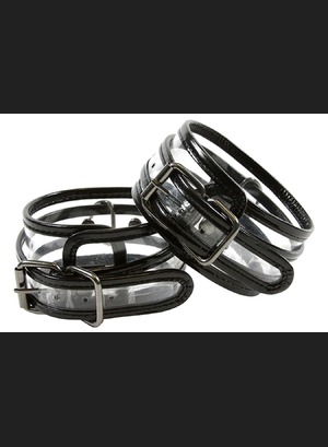 Виниловые наручники Bare Bondage Wrist Cuffs