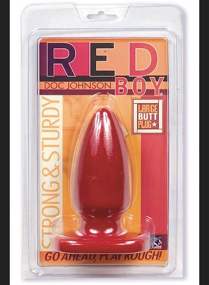 Анальная пробка Red Boy Line Large Butt Plug