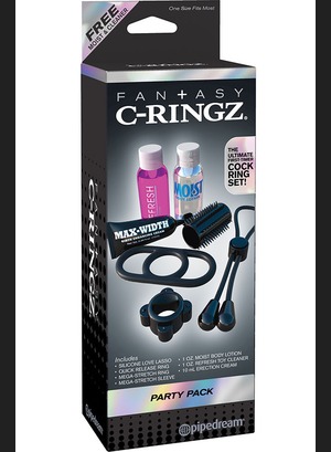 Набор колец и насадок Fantasy C-Ringz Party Pack Black