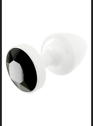 Анальная страза Jewell Butt Plug Round White 30mm