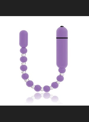Анальные шарики с вибрацией Booty Beads 2 PowerBullet Lavender