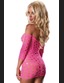 Эротическое мини платье Leg Avenue Seamless Off Shoulder Mini Dress Pink