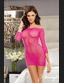 Сексуальная сорочка Dreamgirl Leopard Lust Hot Pink