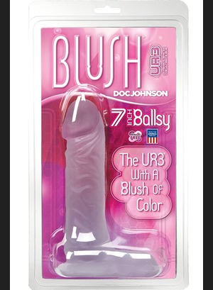 Фаллоимитатор Blush-ur3 7 Inch Ballsy Clear