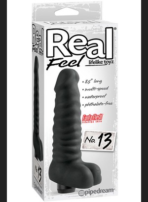 Реалистичный вибратор Real Feel Black No.13
