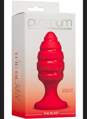 Анальная пробка Platinum Premium The Blast Red