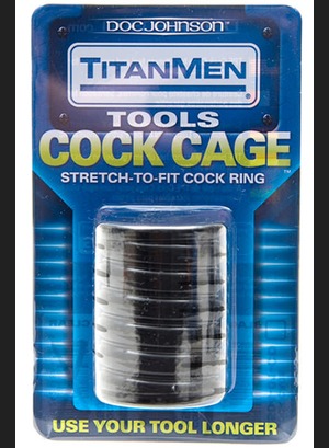 Насадка для члена Titanmen Cockcage Black