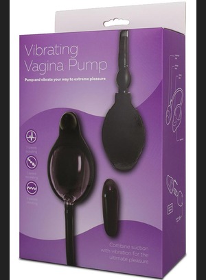 Помпа Vibrating Vagina Pump Black