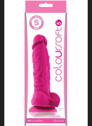 Дилдо на присоске ColourSoft 5 Inch Soft Dildo Pink