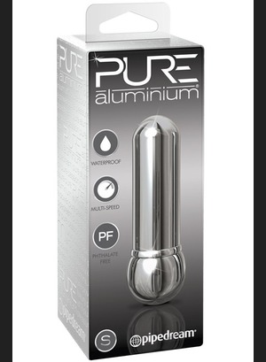 Мини вибратор Pure Aluminium Small Silver