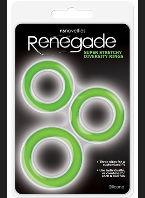 Кольца для члена Renegade Diversity Rings Green