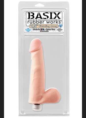 Вибратор Basix 7.5 Vibrating Dong Flesh