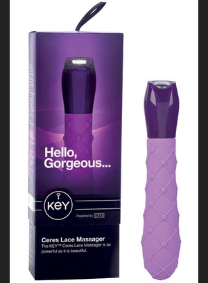 Вибратор Key Ceres Lace Texture Lavender
