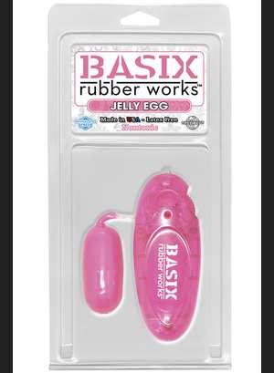Виброяйцо Basix Rubber Works - Jelly Egg