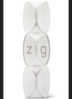 Гигантский вибратор Zig Zag 7x Extreme Bend Self-Heating Vibe White
