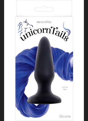 Анальный хвост Unicorn Tails Blue