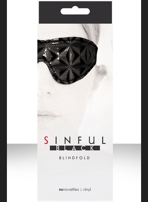 Маска на глаза Sinful Blindfold Black