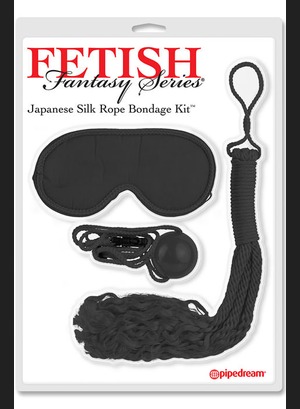 Набор БДСМ Japanese Silk Rope Kit Black