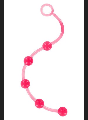 Анальные шарики Jelly Pleasure Beads Pink
