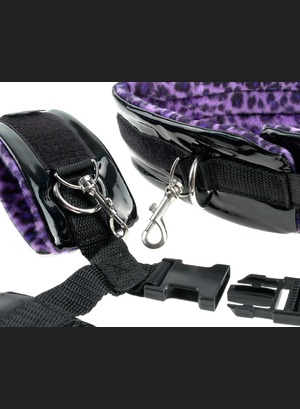 Набор БДСМ Purple Cheetah Bondage Kit