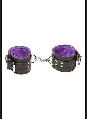 Кожаные оковы X-play Passion Fur Wrist Cuffs