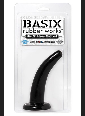 Basix 4.5 inch Butt Plug Black
