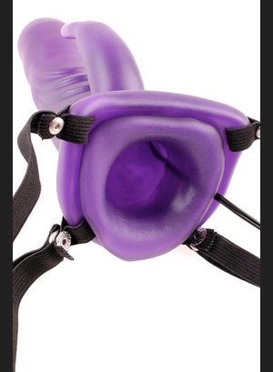 Страпон фаллопротез Wonderful Wabbit Strap On Purple