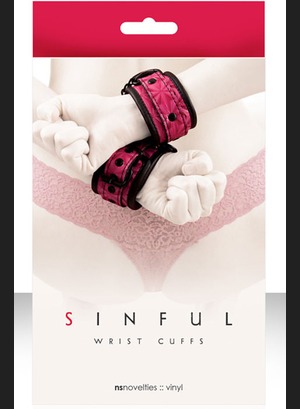 Наручники Sinful Wrist Cuffs Pink