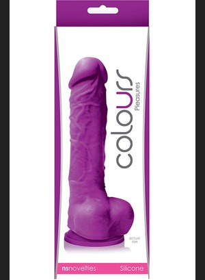 Фалоимитатор Colours Pleasure Dildo 5inch Purple