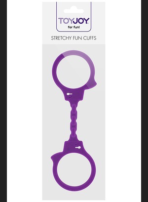 Силиконовые наручники Stretchy Fun Cuffs Purple