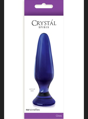 Анальная пробка Crystal Spires Blue