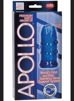 Насадка Apollo Premium Girth Enhancers Blue
