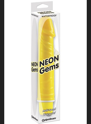Вибратор Neon Gems Yellow