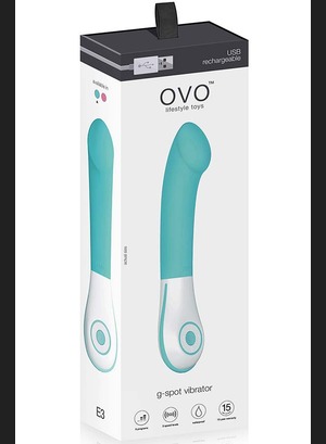 Вибратор  OVO E3 G-Spot Vibrator Light Blue White