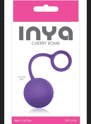 Вагинальный шарик Inya Cherry Bomb Purple