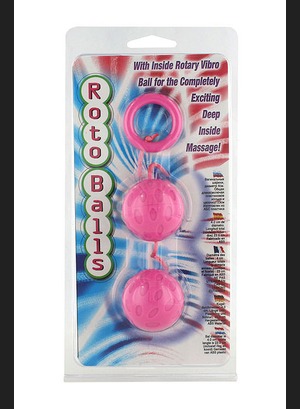 Вагинальные шарики Roto Balls Non Vibrating Pink