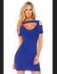 Мини платье Dress Open Shoulders Blue S