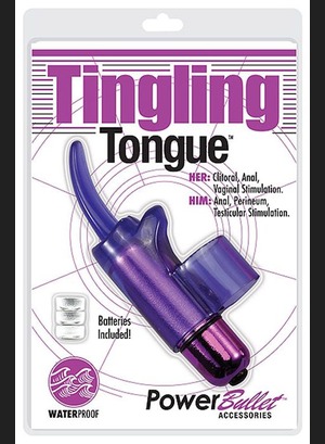 Вибратор на палец Tingling Tongue PowerBullet Purple
