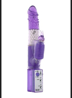 Мультифункциональный вибратор Disco Rabbit Vibrator Purple