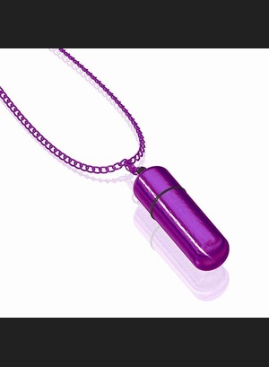 Вибропуля MiVibe Necklace Purple Chain Purple Bullet