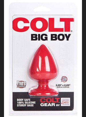 Анальная пробка Colt Big Boy Red