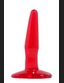 Анальная пробка Basix 4 inch Mini Butt Plug Red