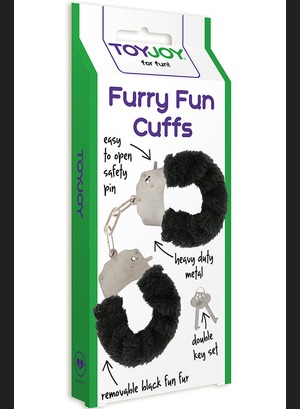 Наручники Furry Fun Cuffs Black Plush